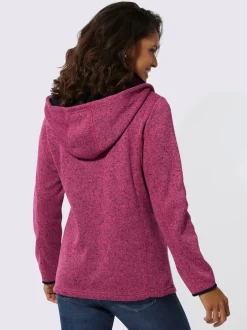 Veste polaire contrastes décoratifs