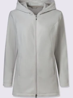 Veste polaire coupe longue affinante
