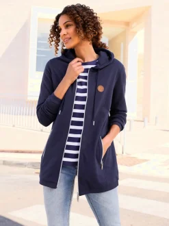 Veste sweat pur coton