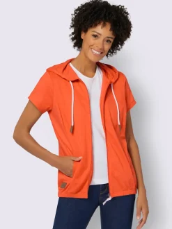Veste sweat pur coton