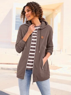 Veste sweat pur coton