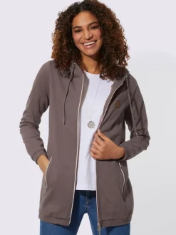 Veste sweat pur coton