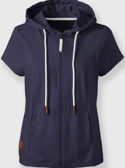 Veste sweat pur coton