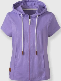 Veste sweat pur coton